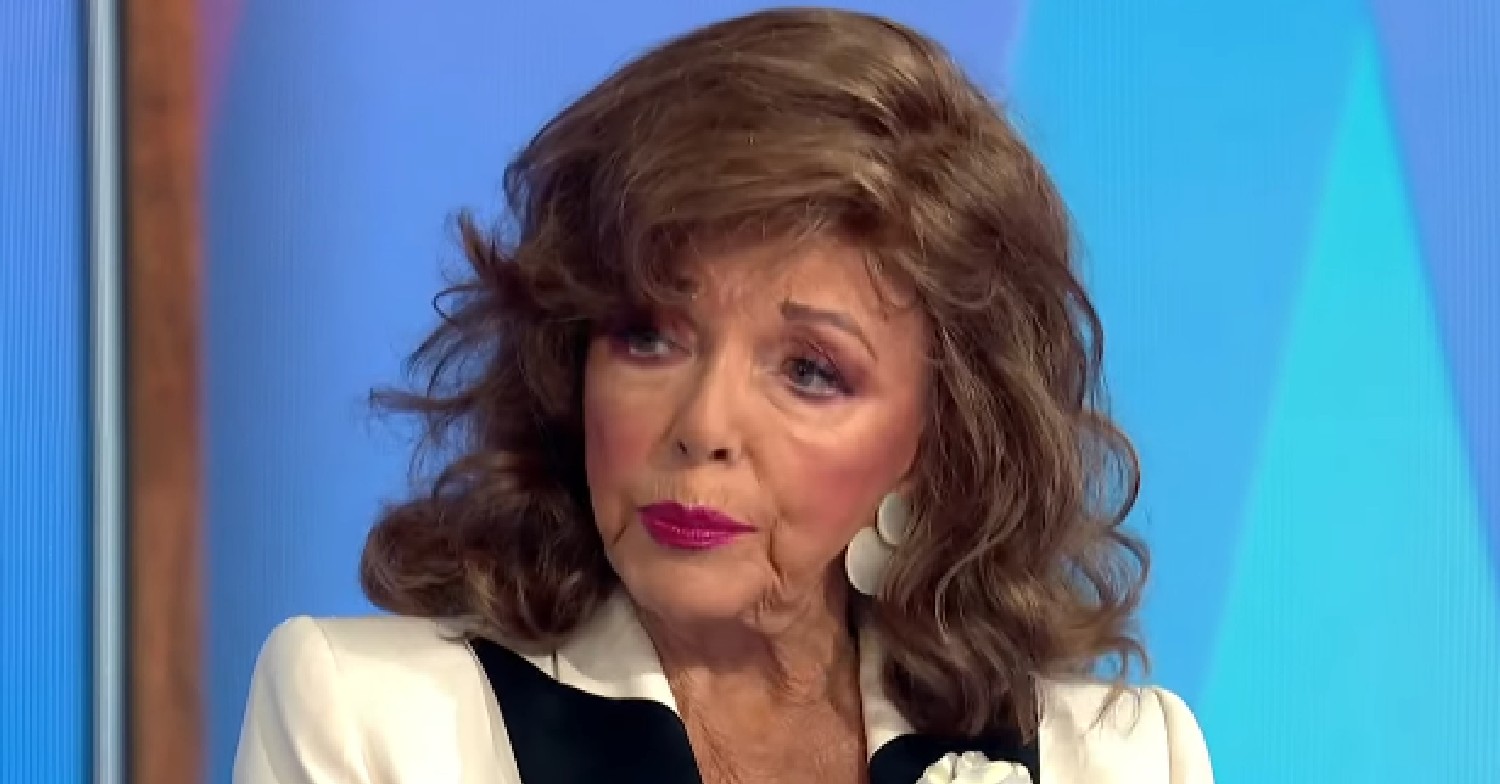 Joan Collins speaking on Loose Women