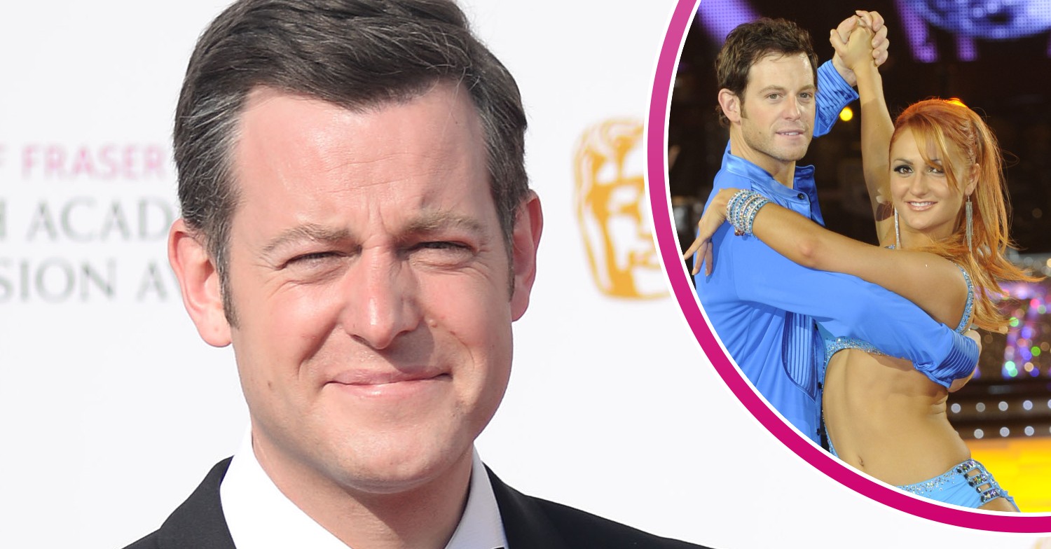 Matt Baker smiling and on Strictly with Aliona
