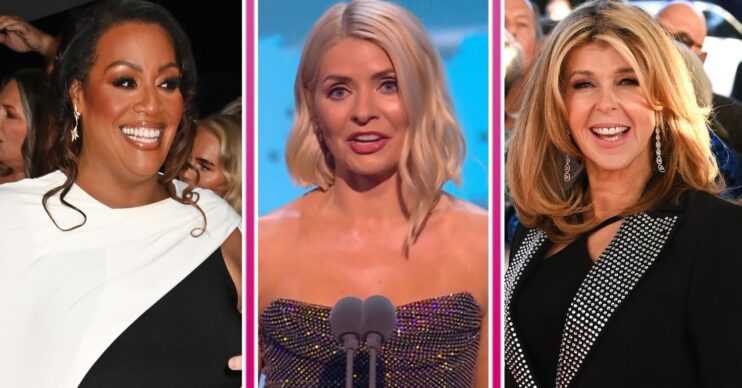 Alison Hammond, Holly Willoughby and Kate Garraway at the NTAs 2024