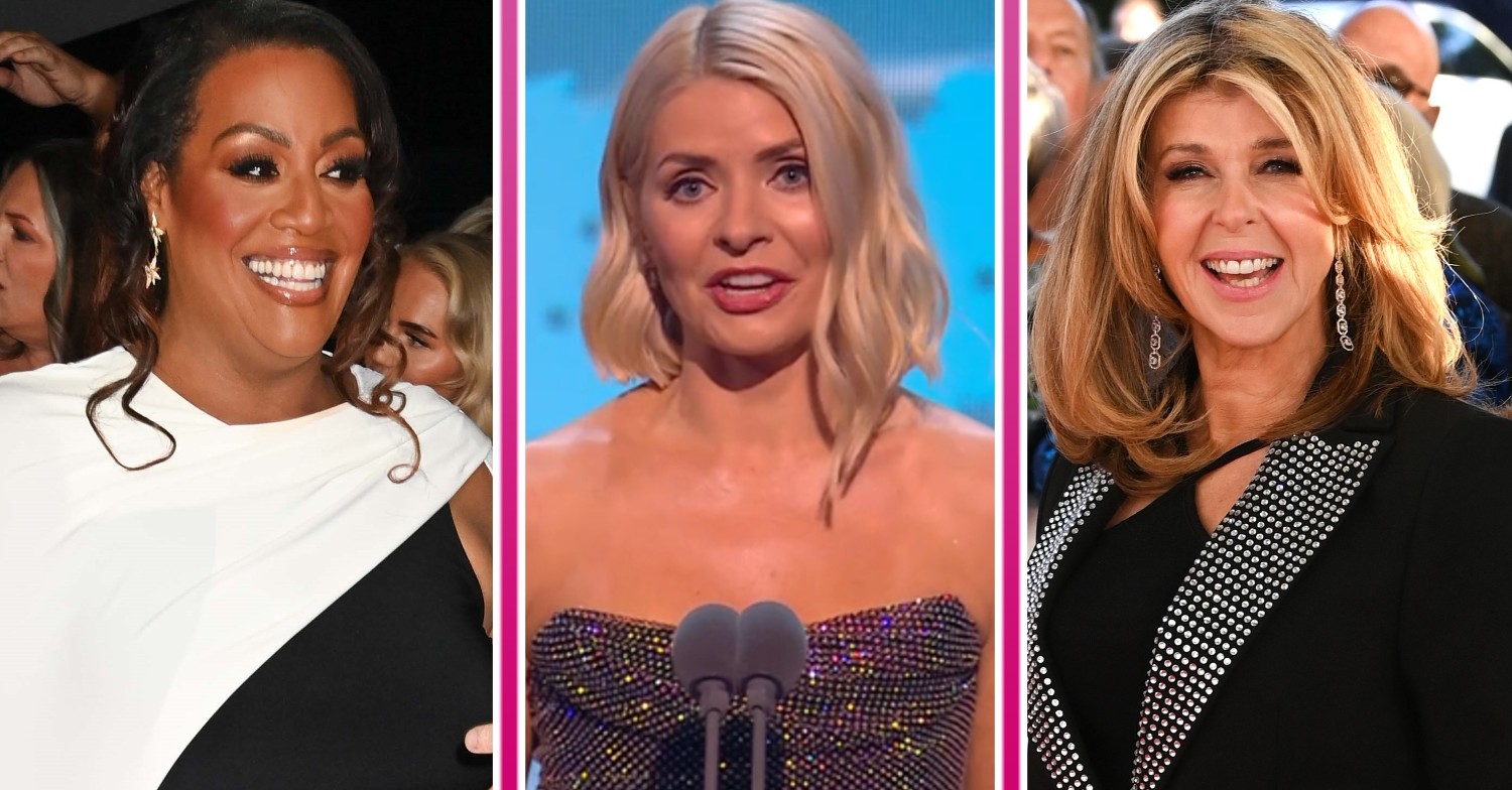 Alison Hammond, Holly Willoughby and Kate Garraway at the NTAs 2024
