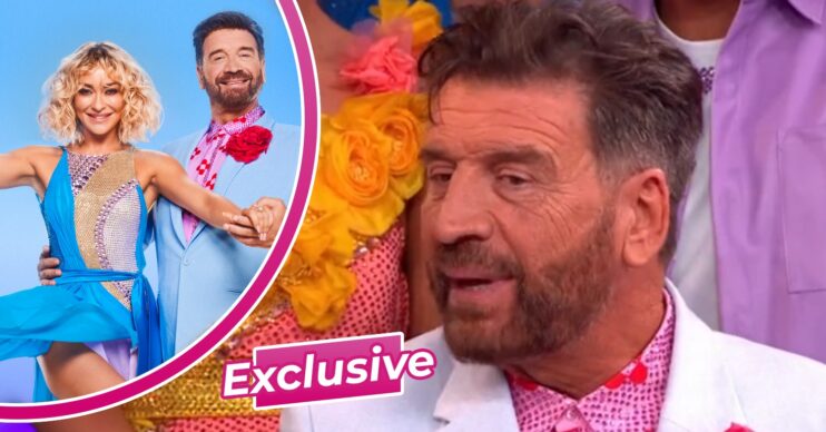 Nick Knowles on Strictly and with Luba Mushtuk in promo picture