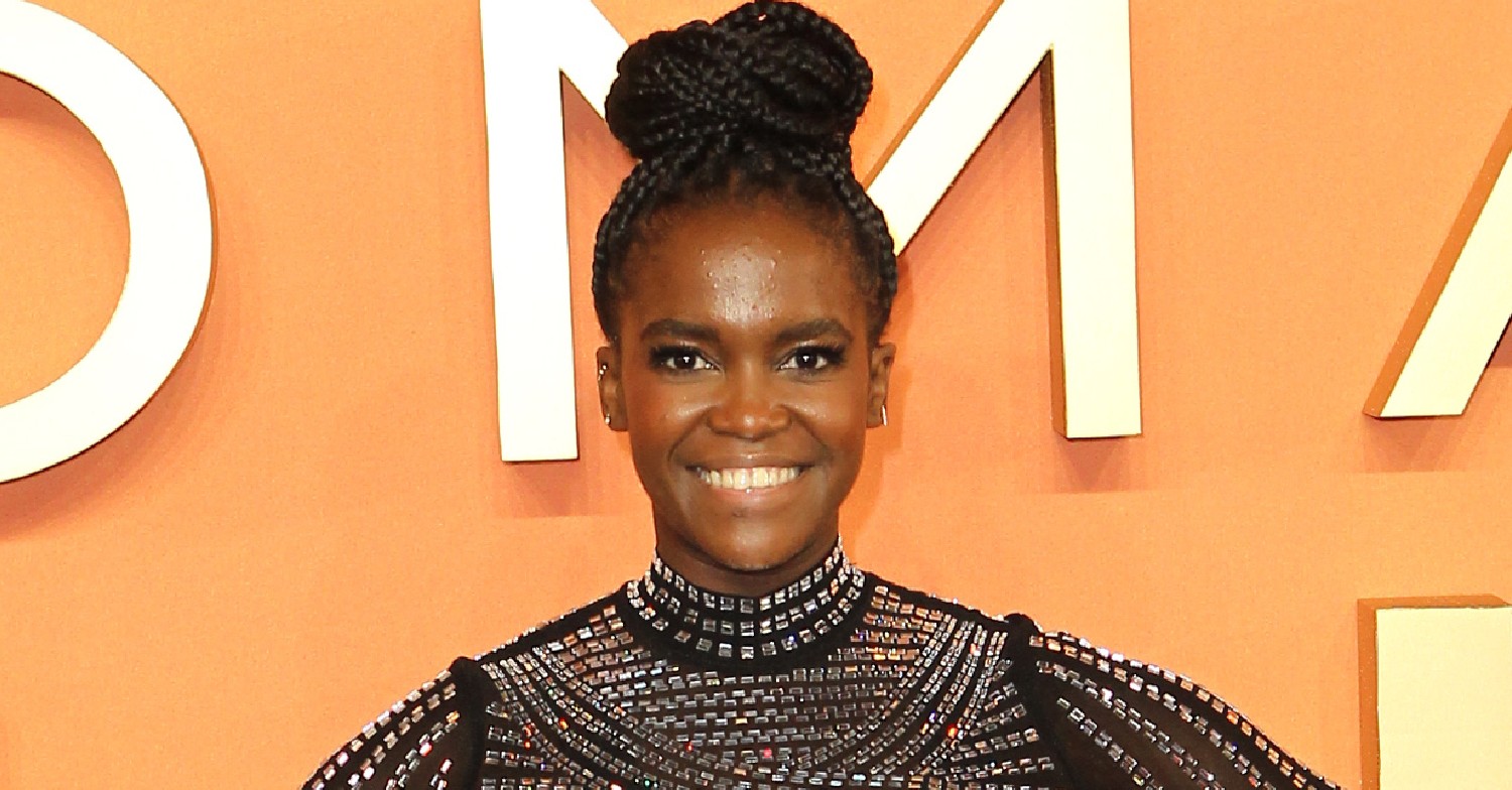 Strictly star Oti Mabuse smiling at event