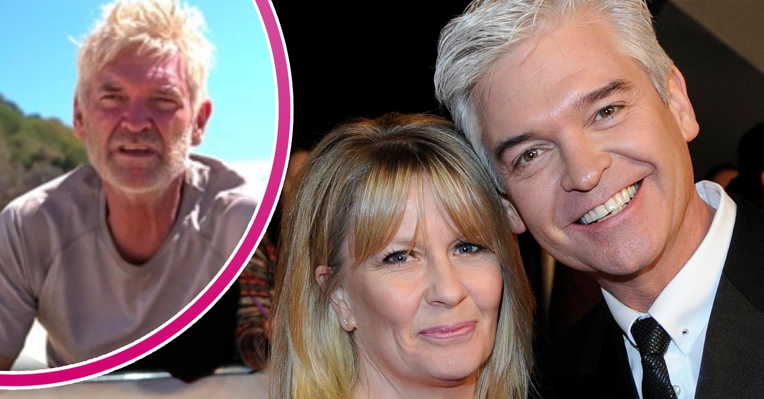 Phillip Schofield and his wife Steph smiling