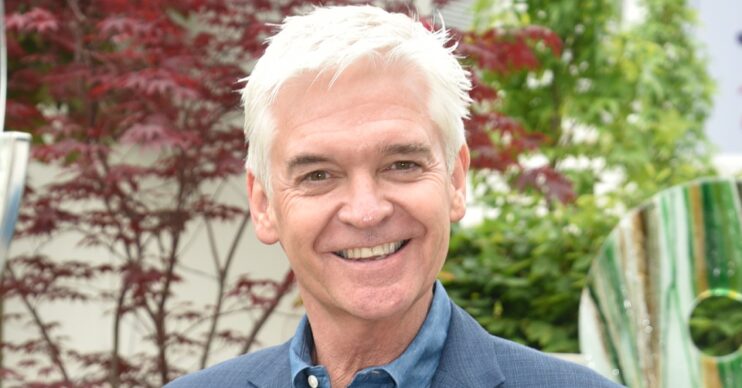 Phillip Schofield smiling at Chelsea Flower Show