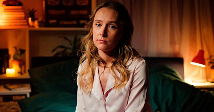 Rose Ayling-Ellis looking sad on Who Do You Think You Are?