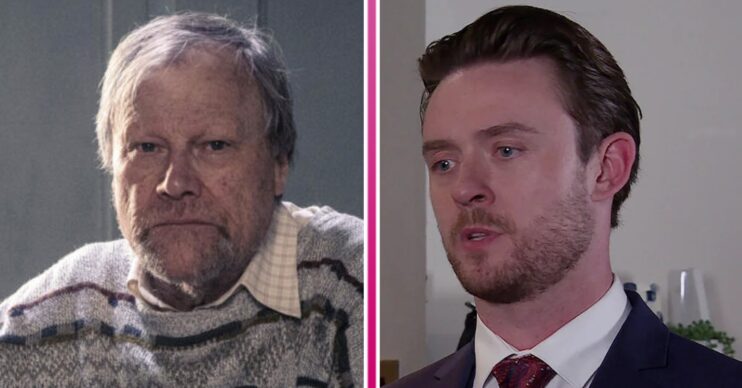 Composite image of Roy and Joel on Corrie (Credit: ITV/Composite: ED!)