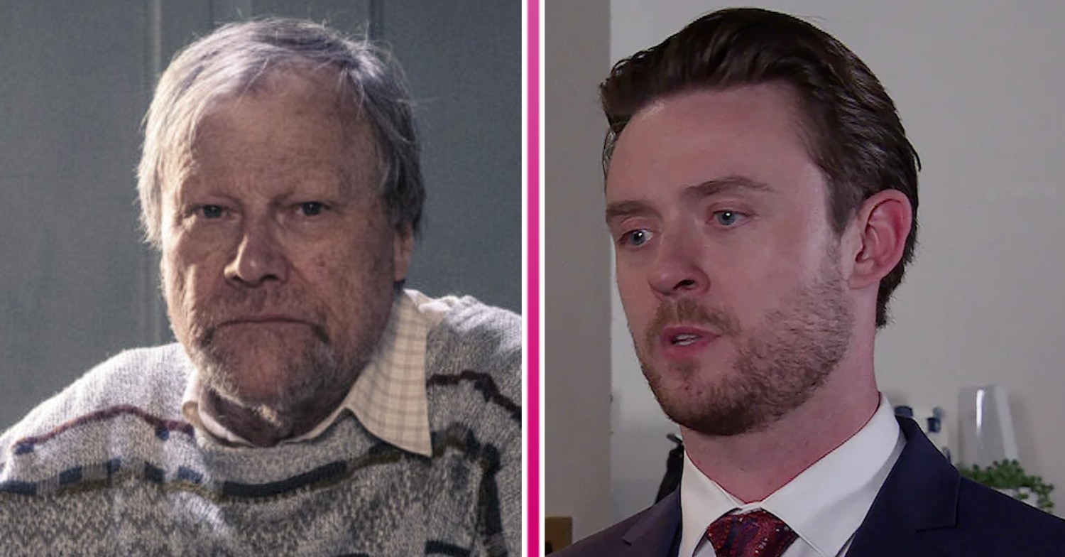 Composite image of Roy and Joel on Corrie (Credit: ITV/Composite: ED!)