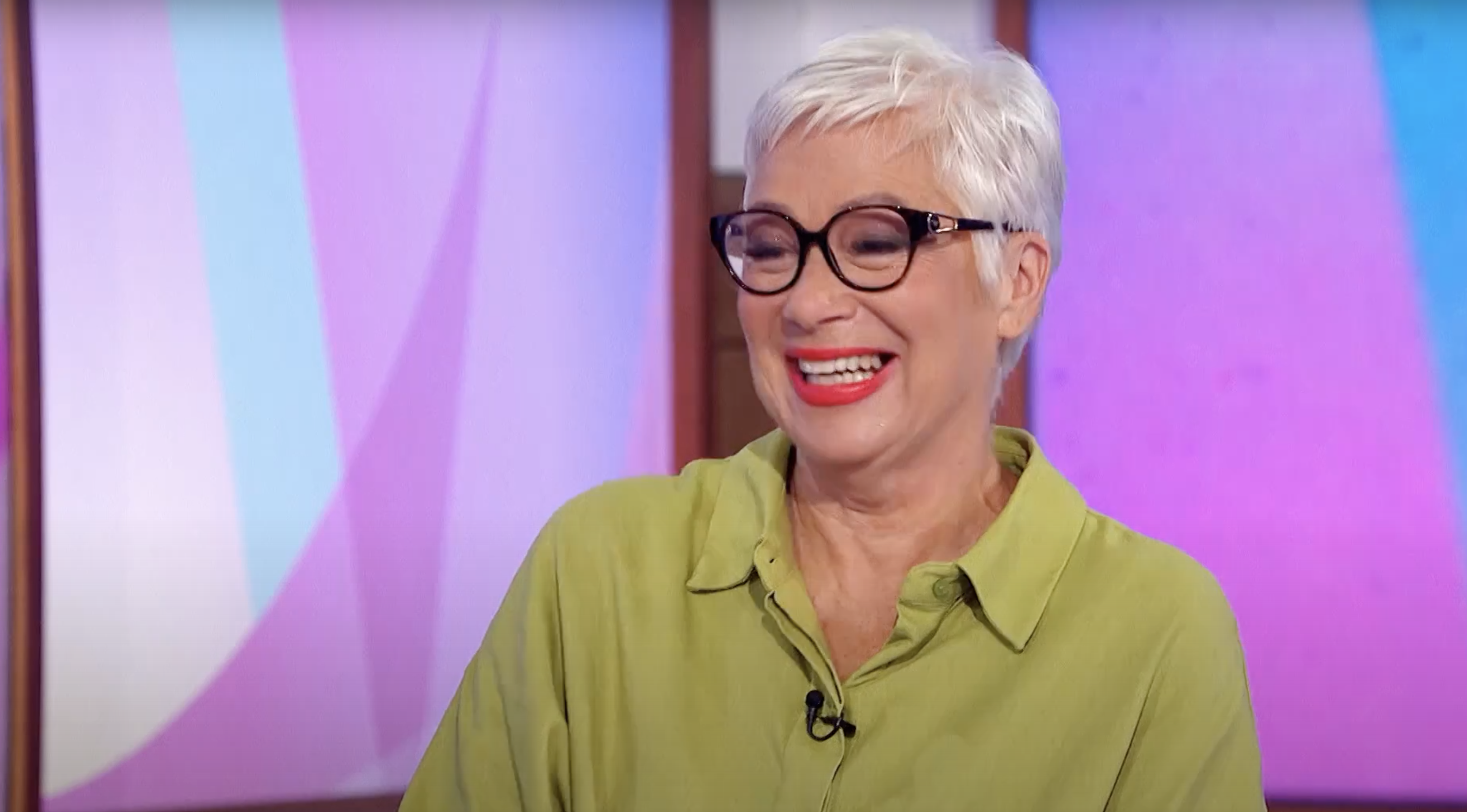 Denise Welch smiling on Loose Women