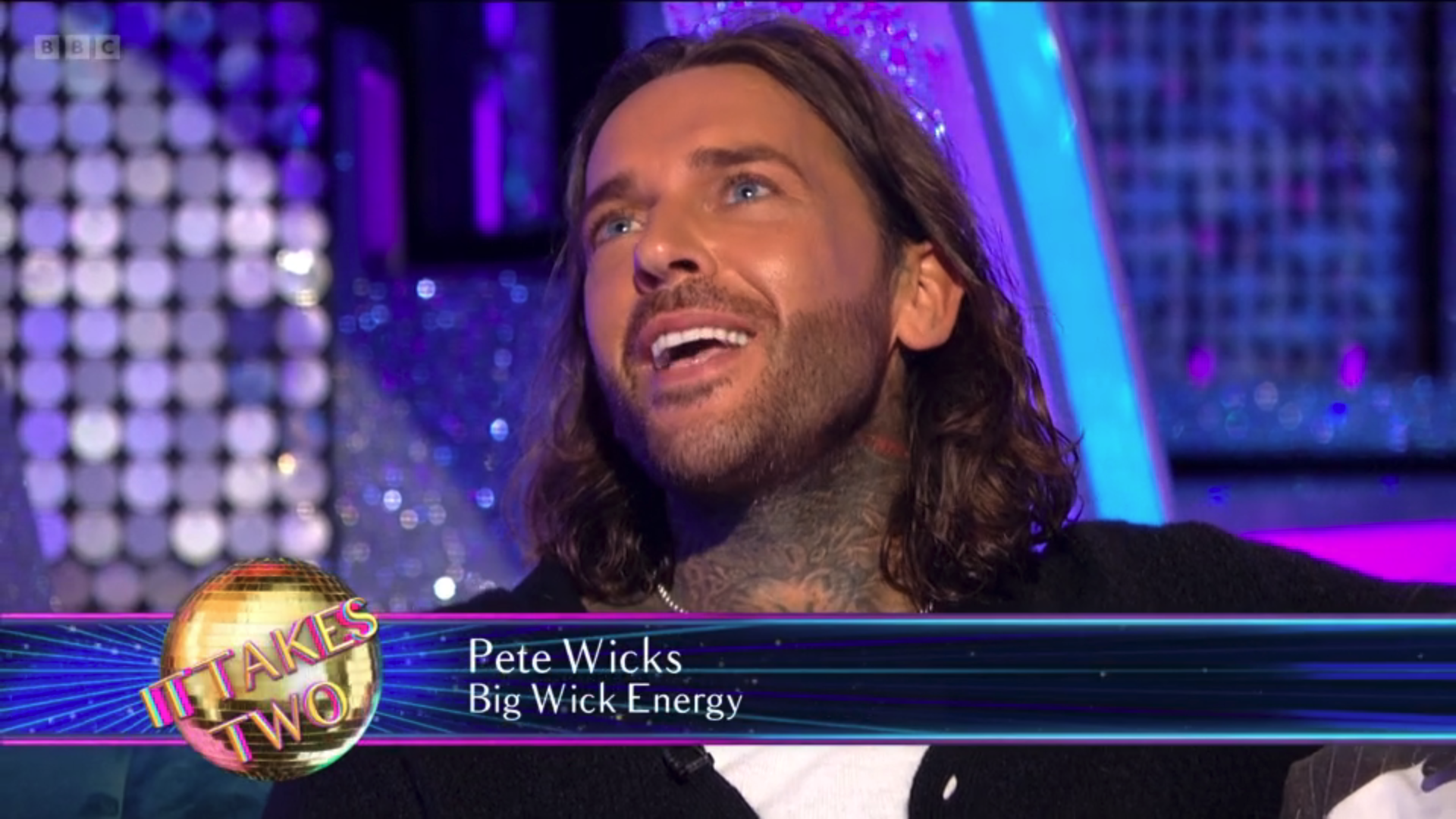 Pete Wicks on Strictly's It Takes Two smiling