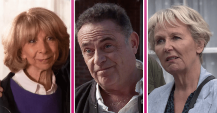 Gail, Jesse and Eileen in Coronation Street.