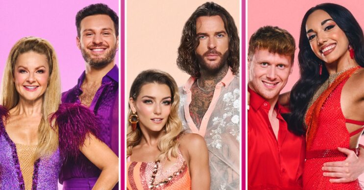Three couples from this year's Strictly Come Dancing