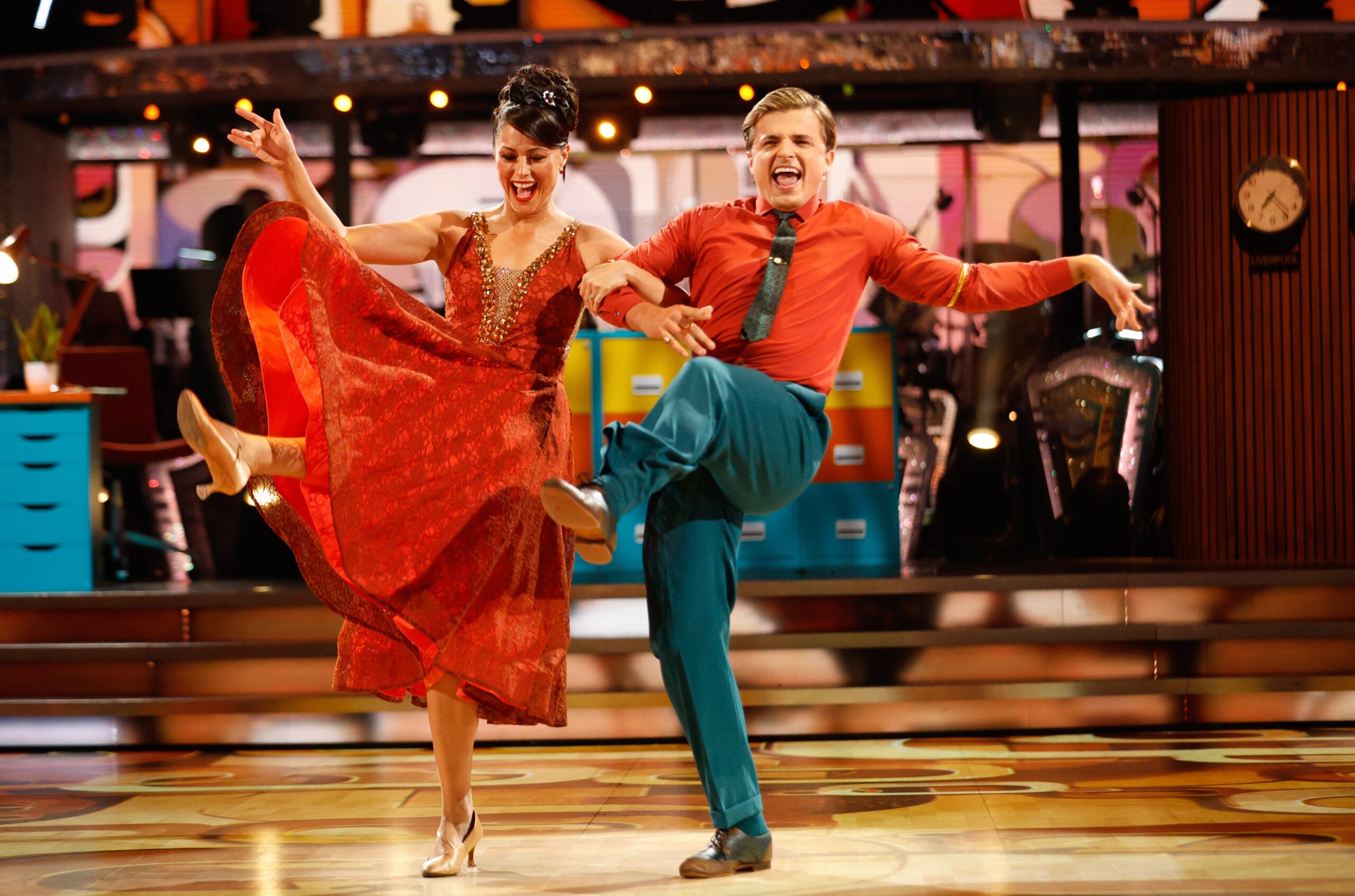 Sam Quek and Nikita Kuzmin dancing on Strictly