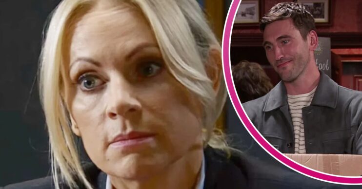 Coronation Street's Lisa Swain, in a bubble is Kit