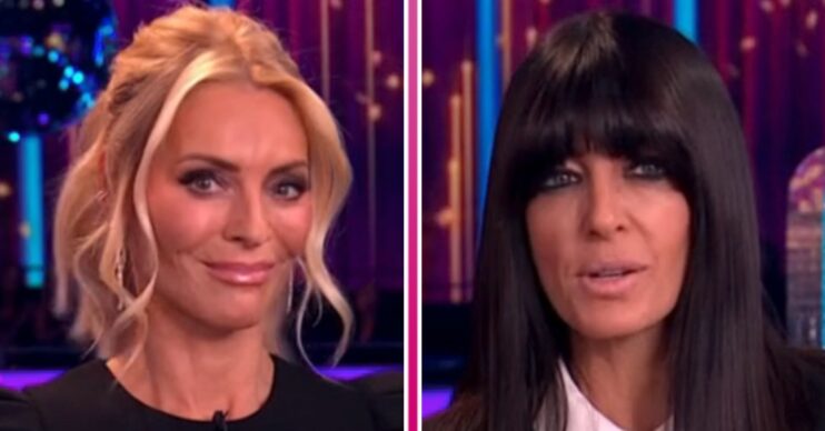 Strictly Come Dancing hosts Tess Daly and Claudia Winkleman presenting the show