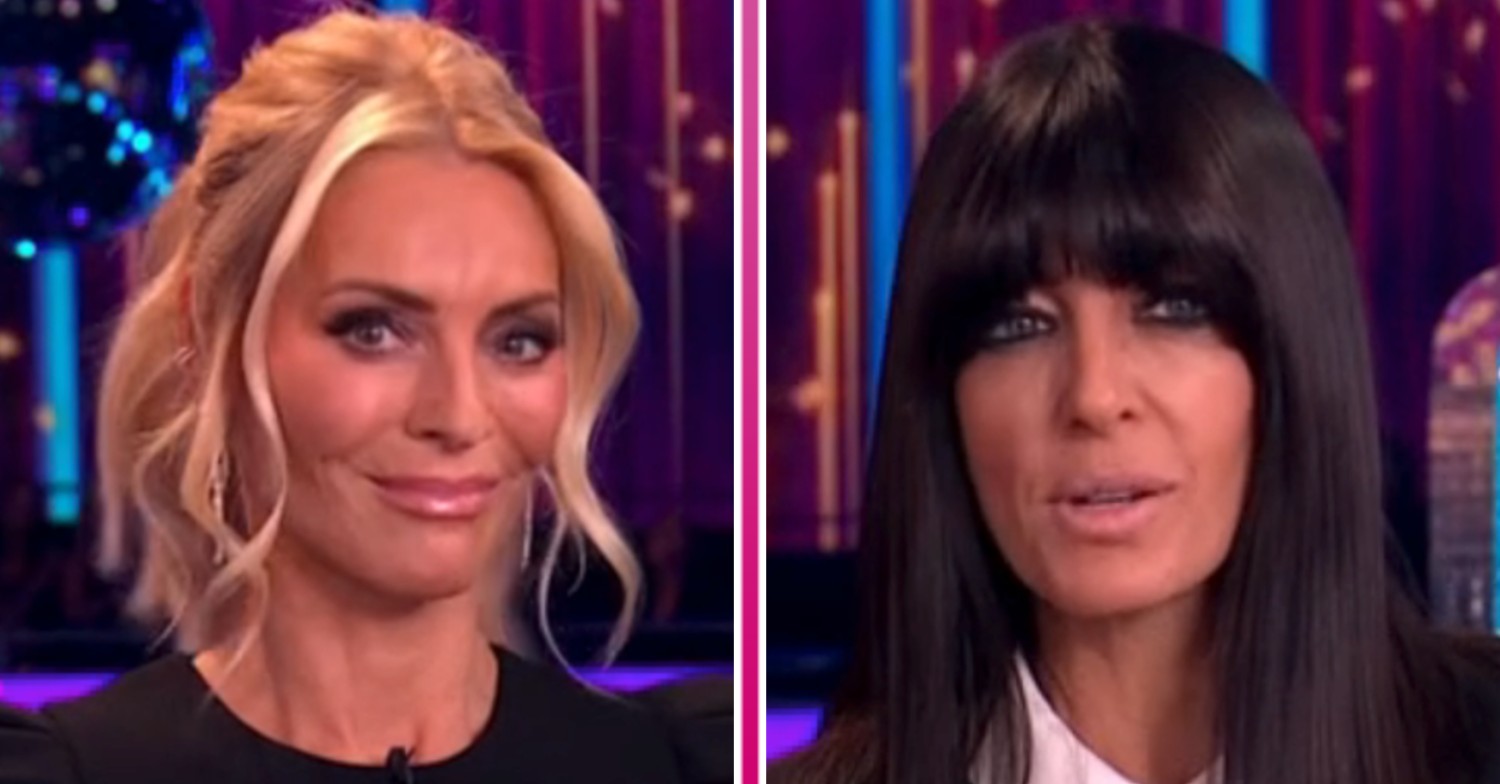 Strictly Come Dancing hosts Tess Daly and Claudia Winkleman presenting the show