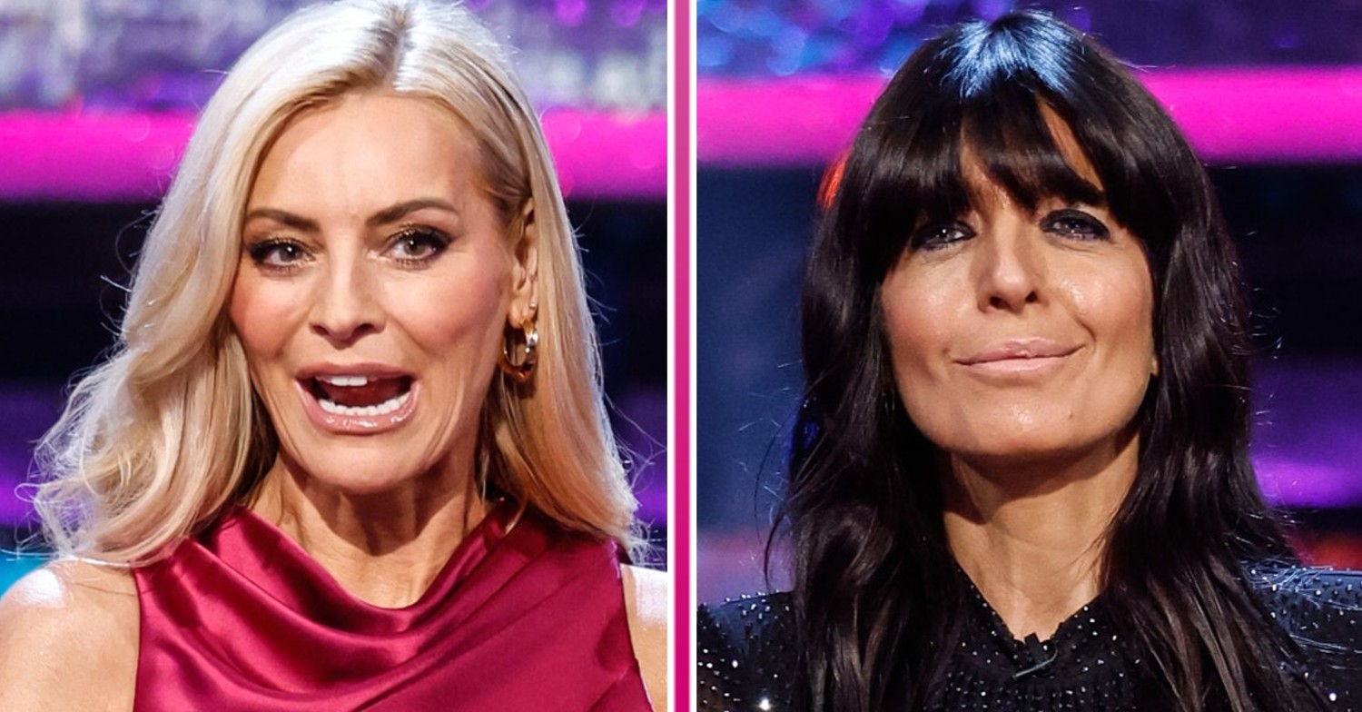 Tess Daly and Claudia Winkleman hosting Strictly