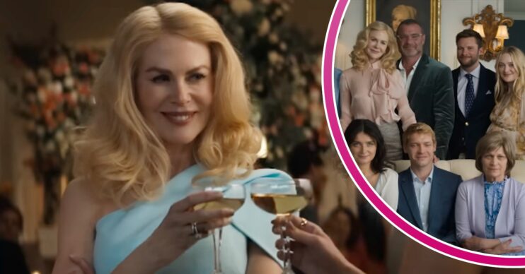 Nicole Kidman and cast in Netflix series The Perfect Couple