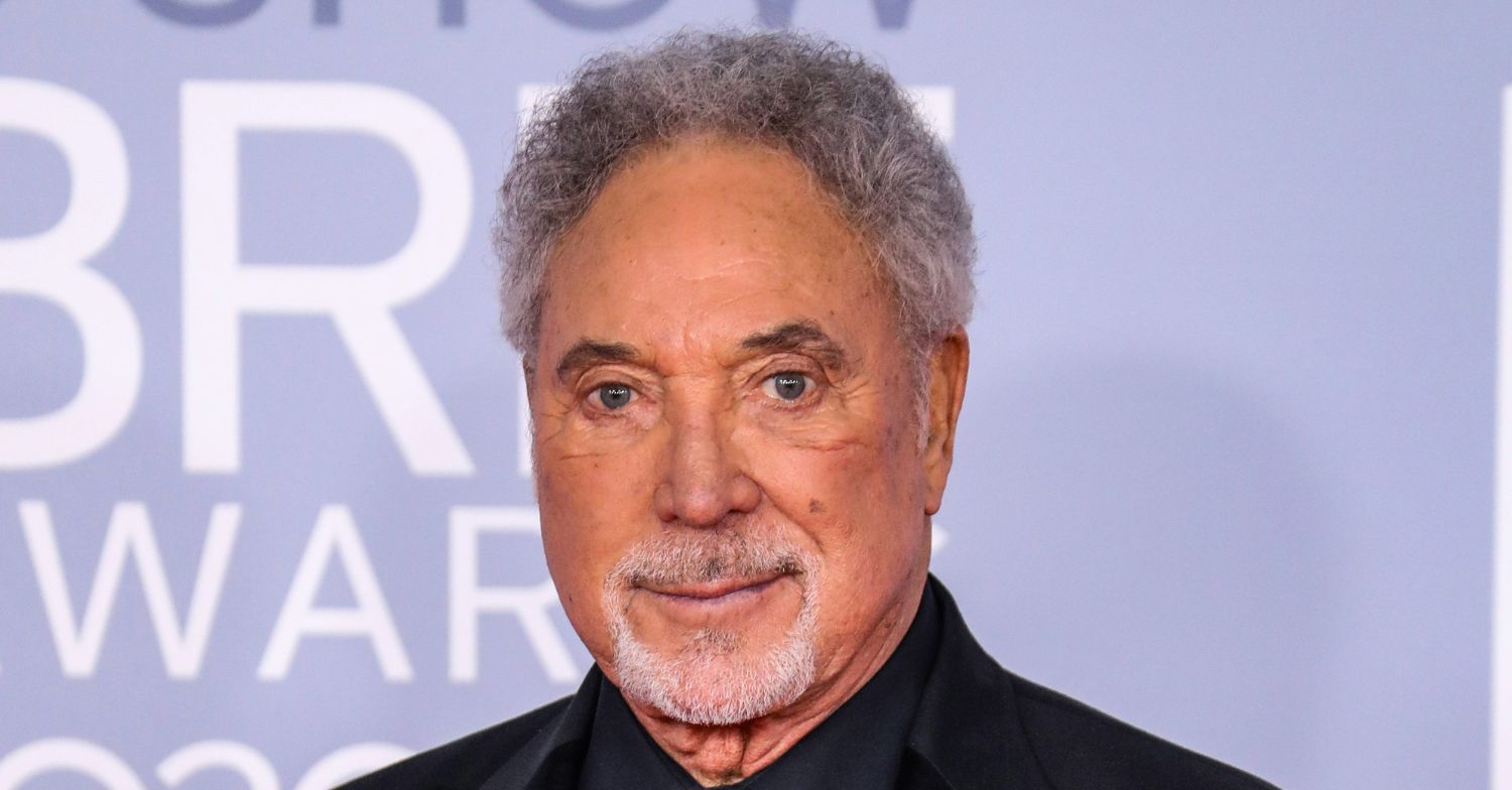 Tom Jones on the red carpet
