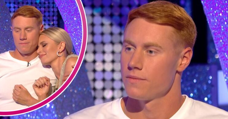 Tom Dean and Nadiya Bychkova on It Takes Two looking sad