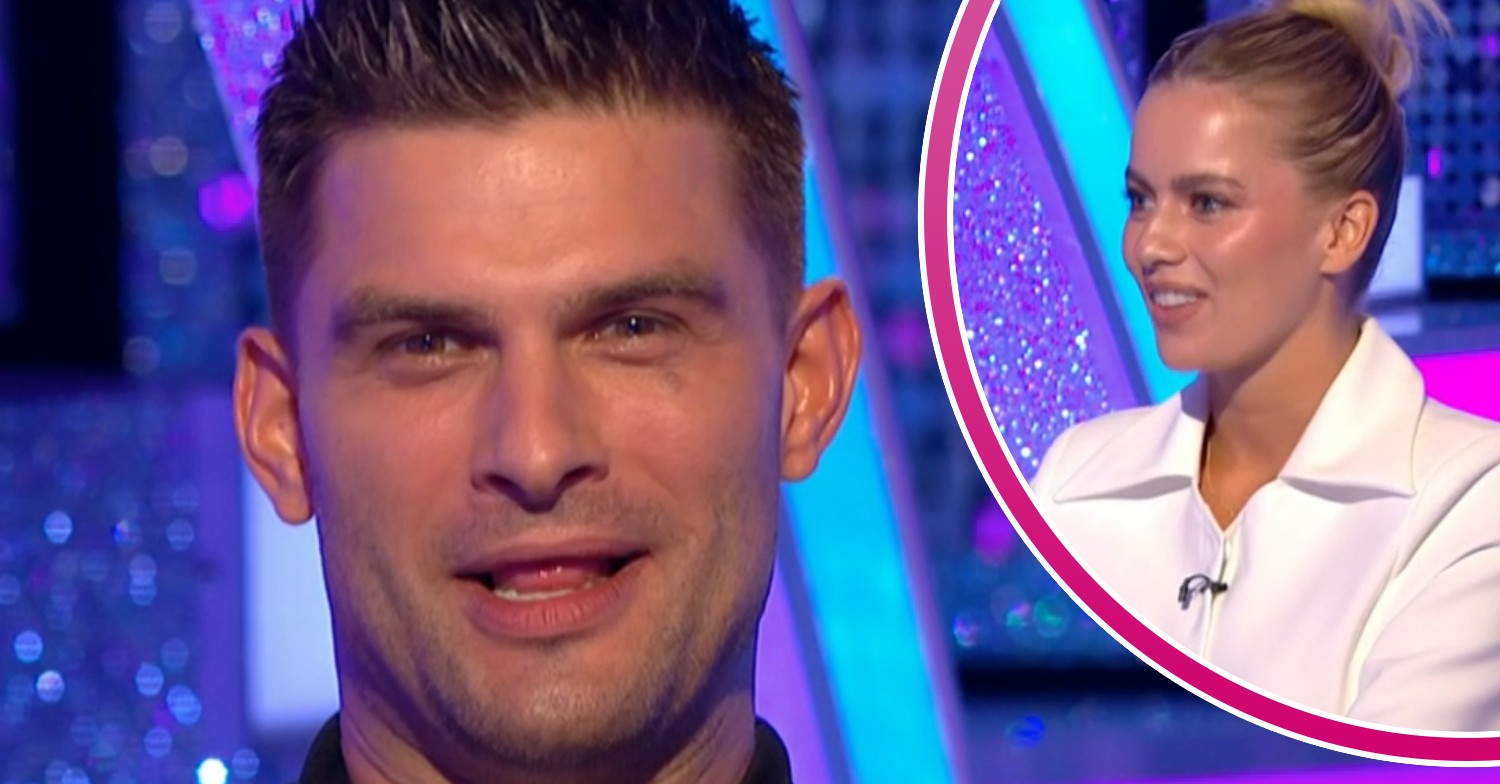 Aljaz Skorjanec and Tasha Ghouri on Strictly It Takes Two