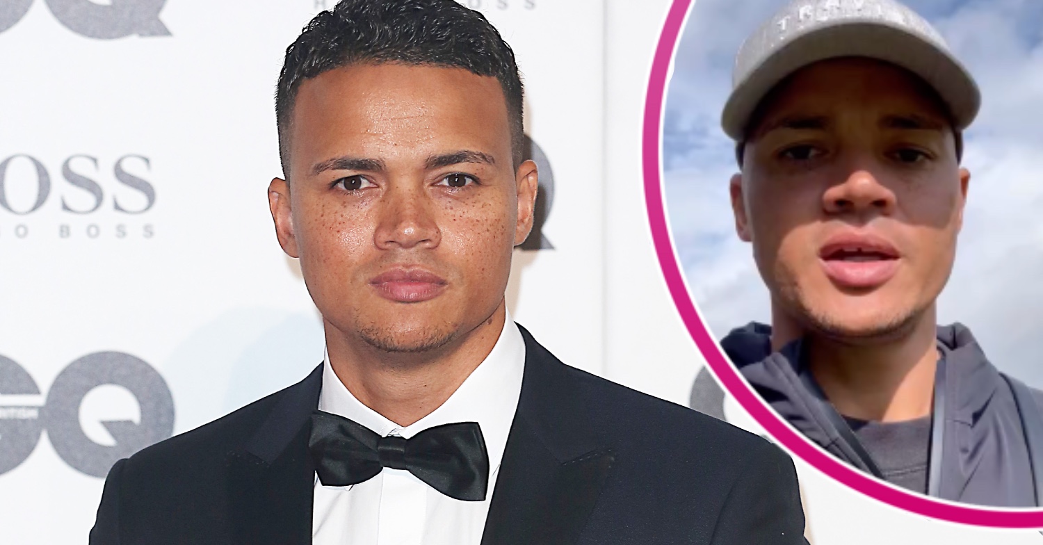 Jermaine Jenas posing at event and on Instagram