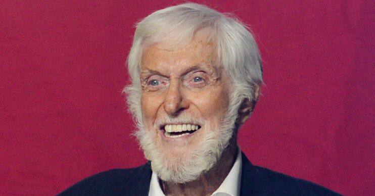 Dick Van Dyke with white beard smiling