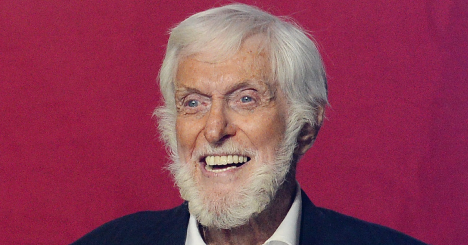 Dick Van Dyke with white beard smiling