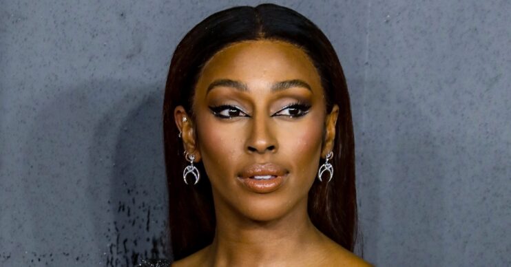 Alexandra Burke posing