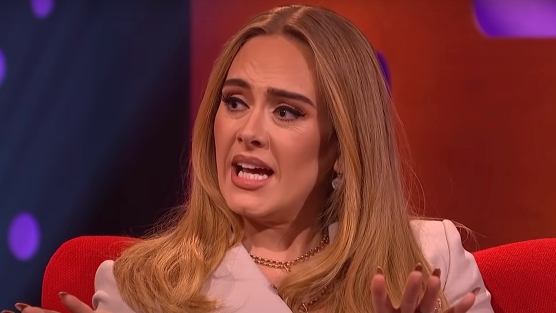 Adele talking on The Graham Norton Show