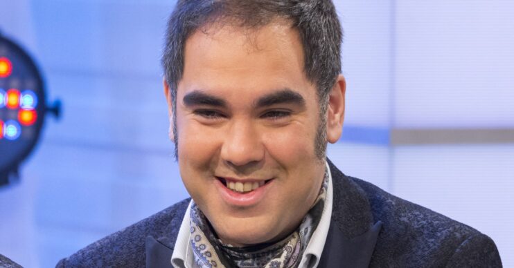 Ben Thapa from the X-factor smiling close-up
