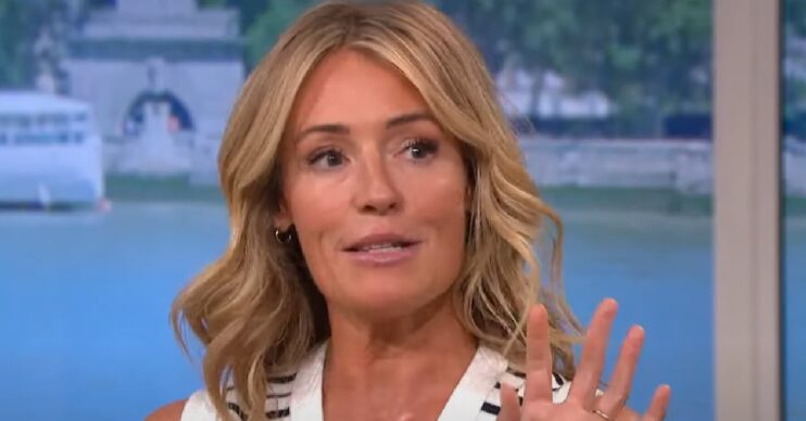 Cat Deeley talking on This Morning today