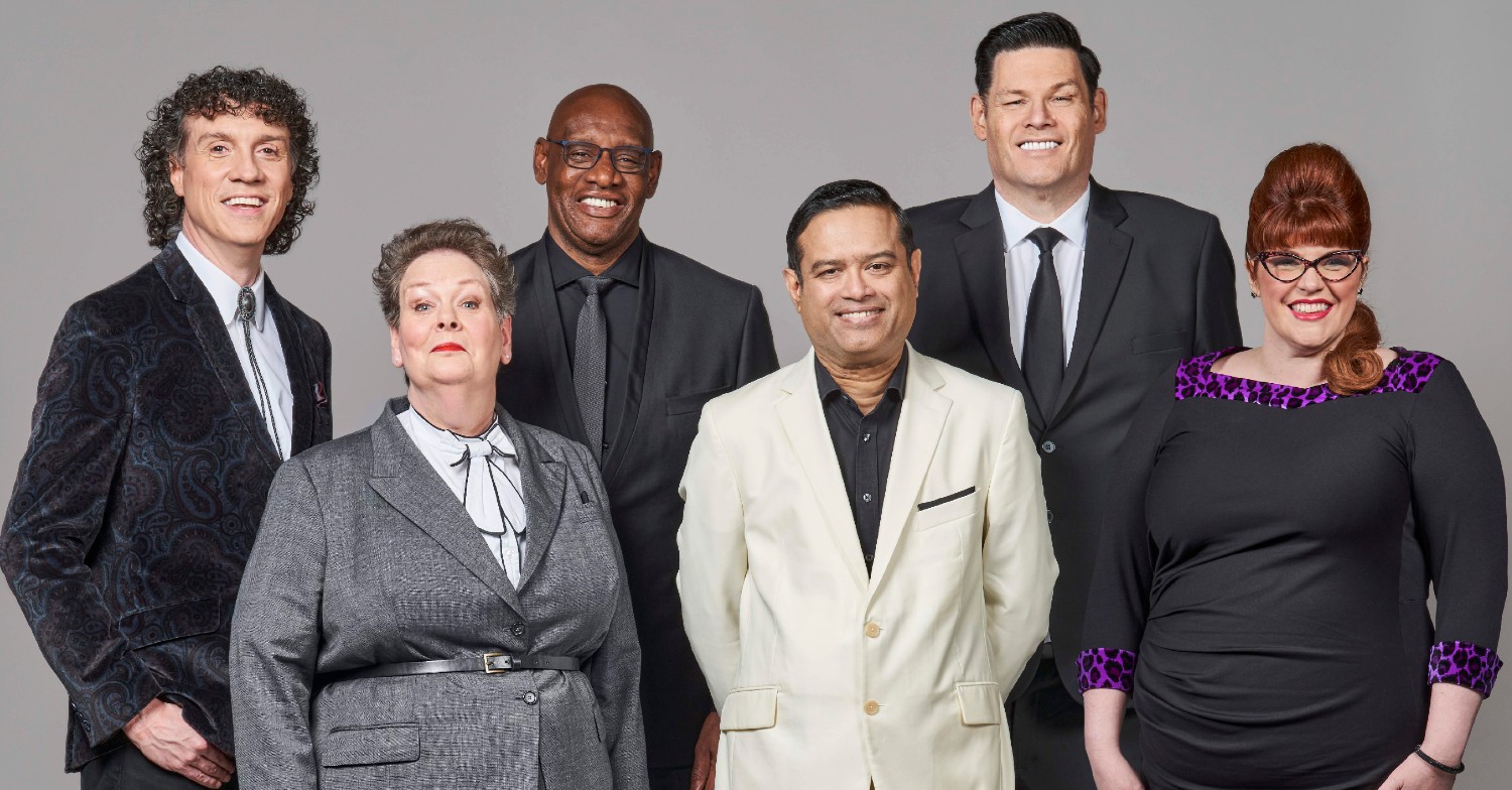 The Chasers from The Chase against a grey background