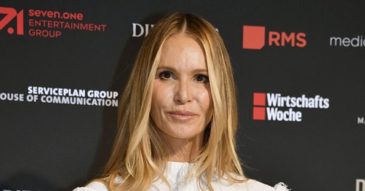 Elle Macpherson looking at the camera
