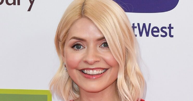 Holly Willoughby posing