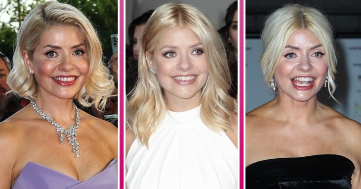 ED composite of Holly Willoughby at the NTAs