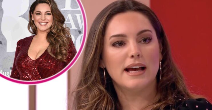 Kelly Brook posing