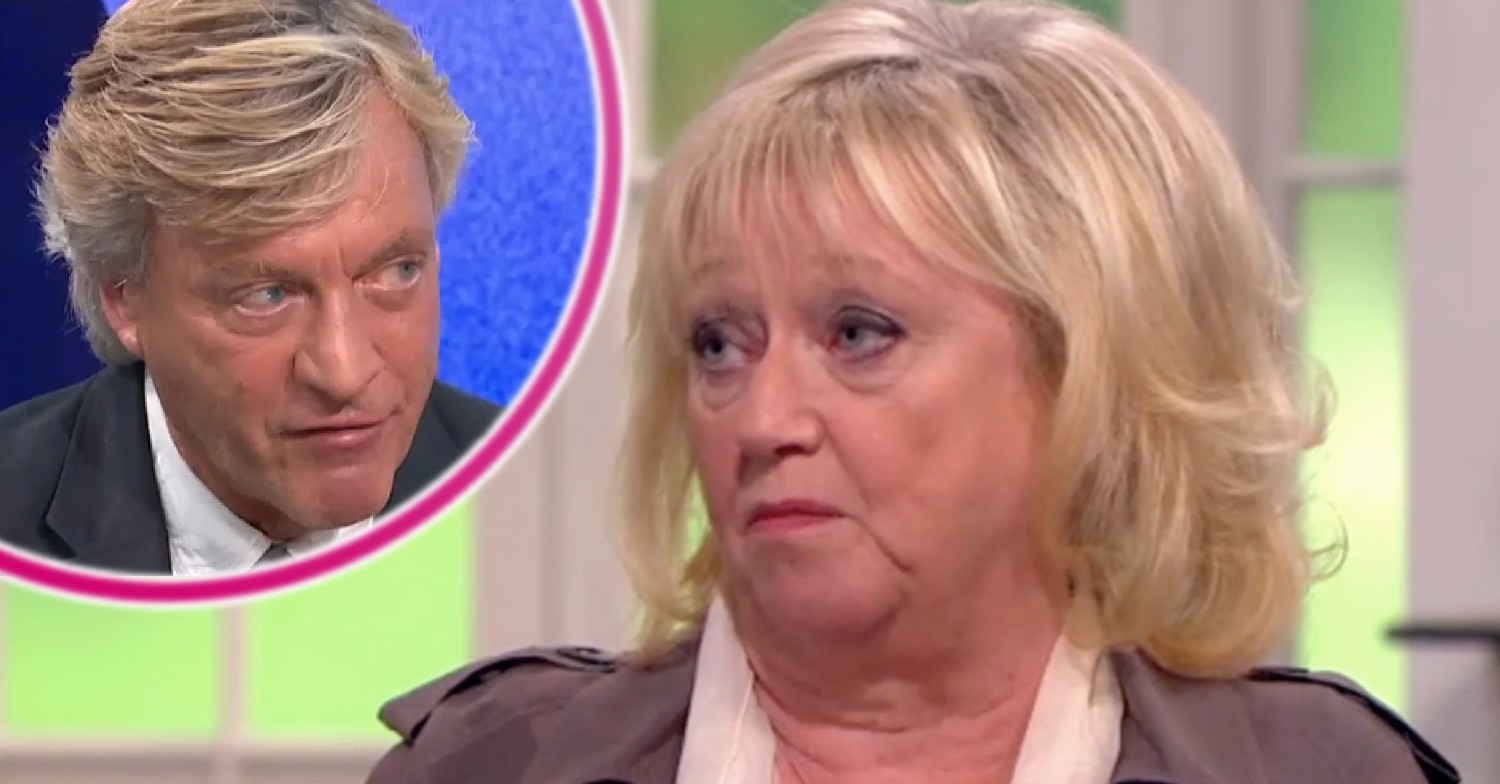 Richard Madeley and Judy Finnigan looking serious