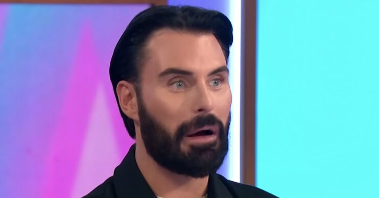 Rylan Clark on Loose Women looking shocked