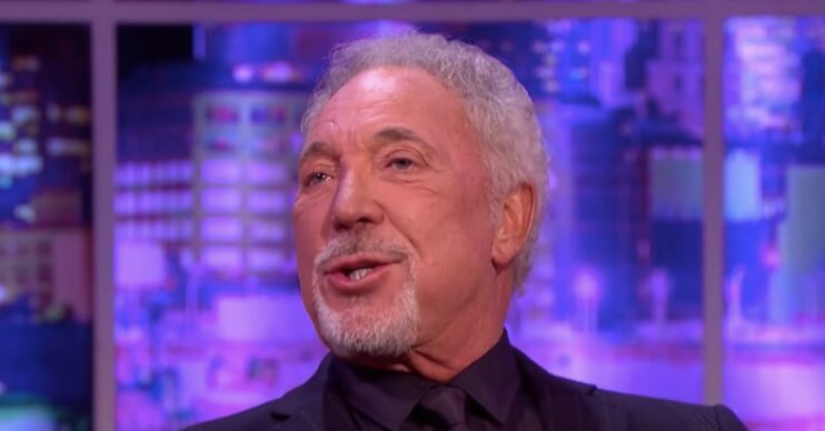 Tom Jones smiling