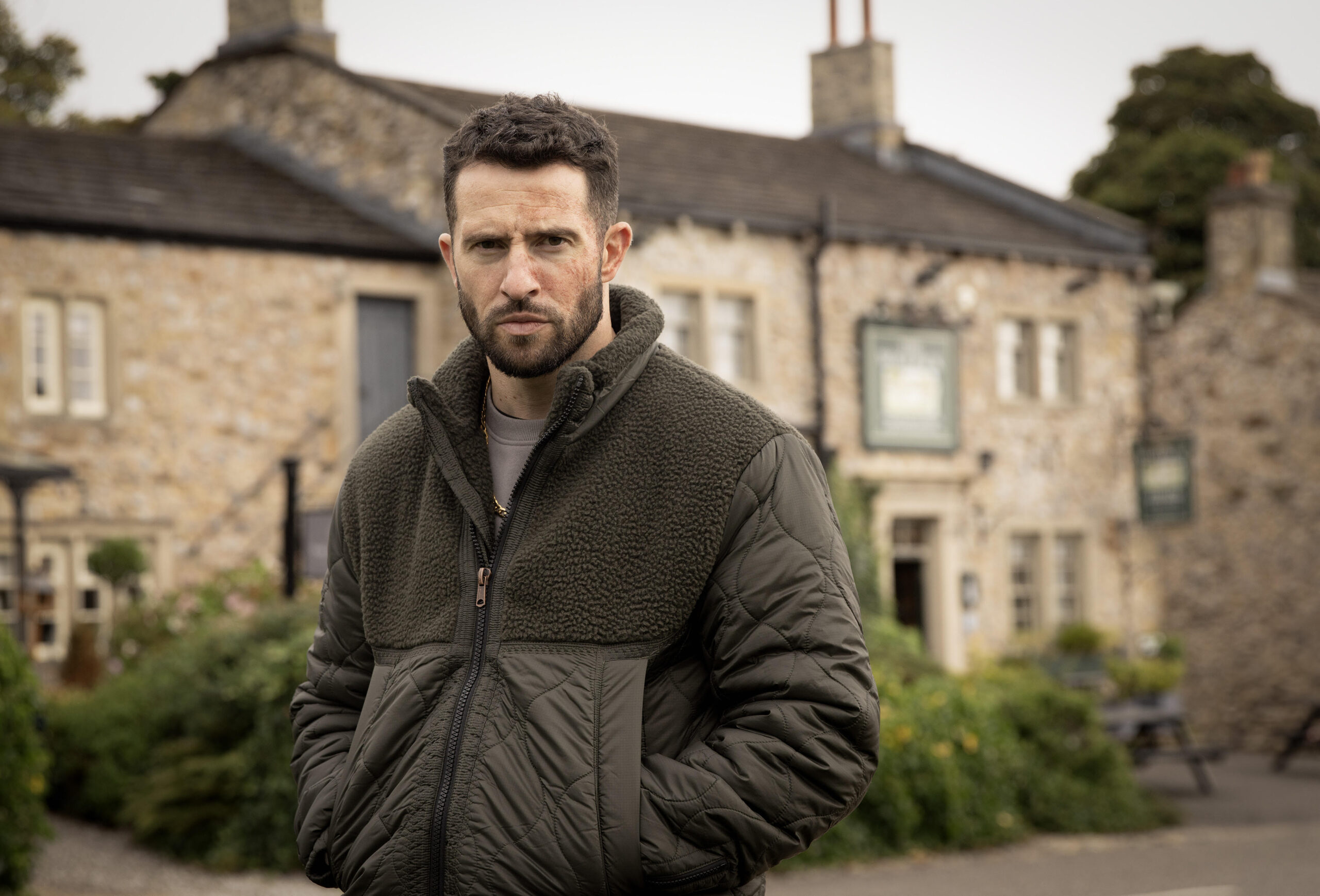 Emmerdale's Ross Barton in a new promo pic
