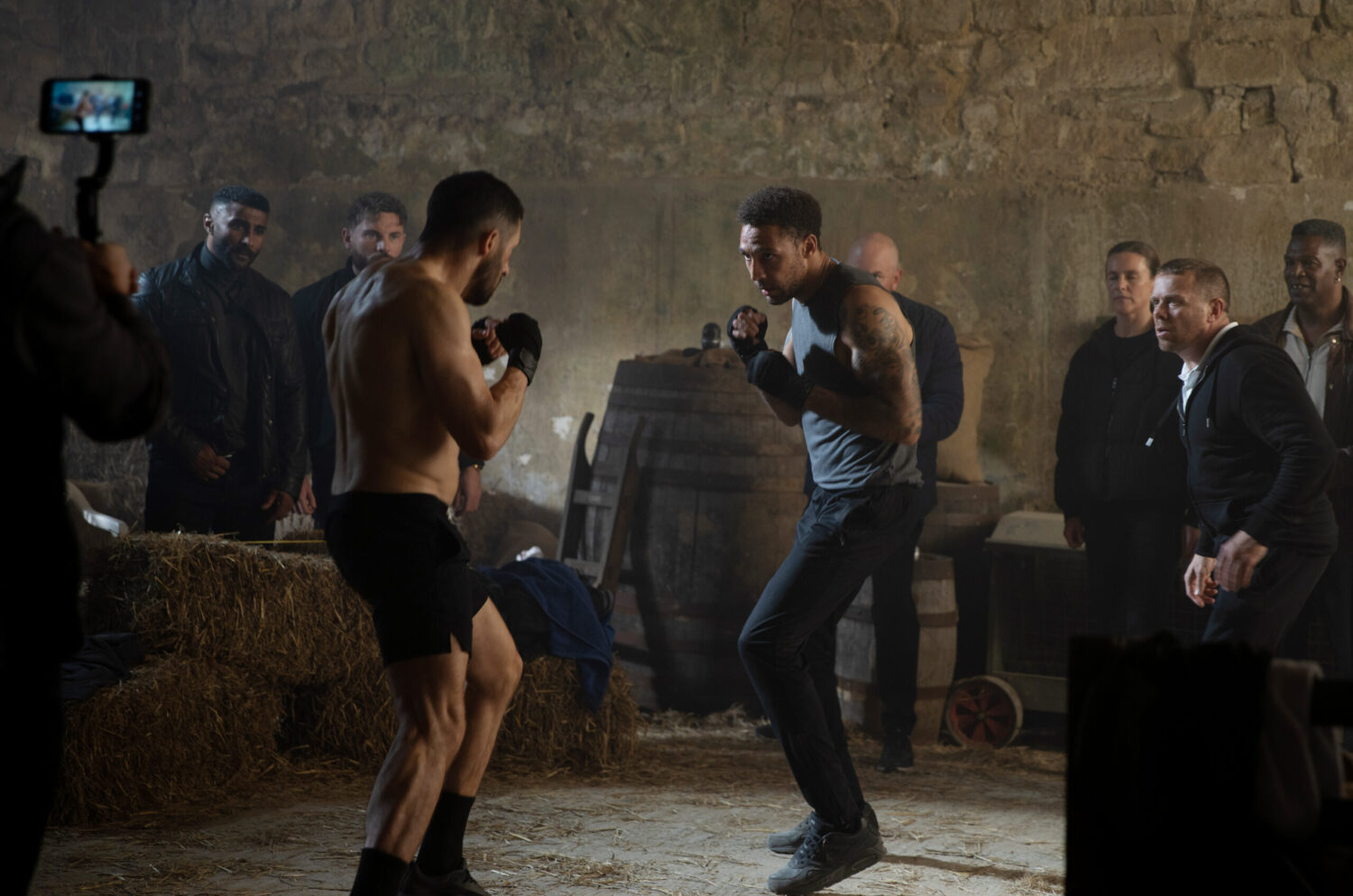 Ross and Billy are fighting