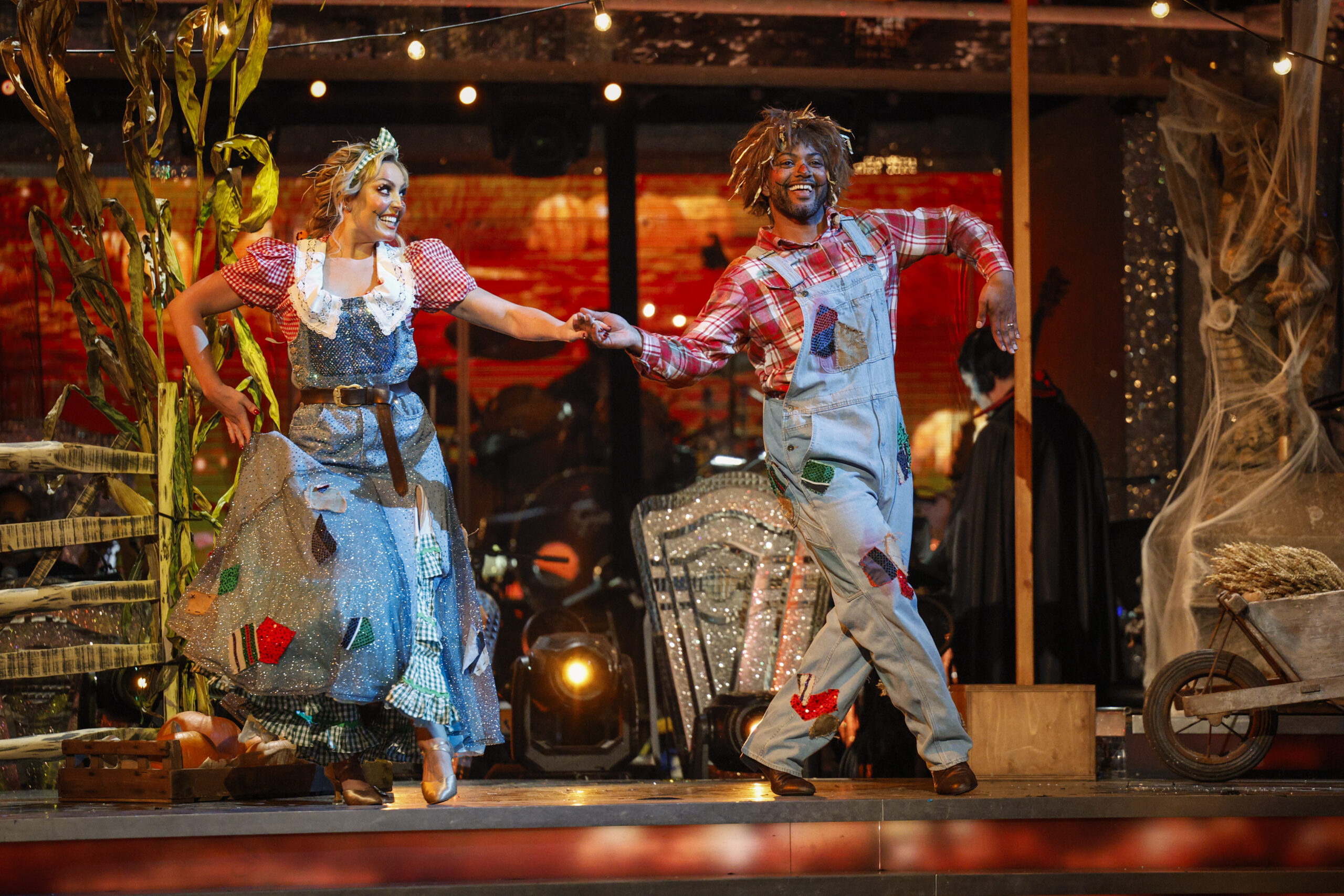 Amy Dowden dancing with JB Gill on Strictly Come Dancing