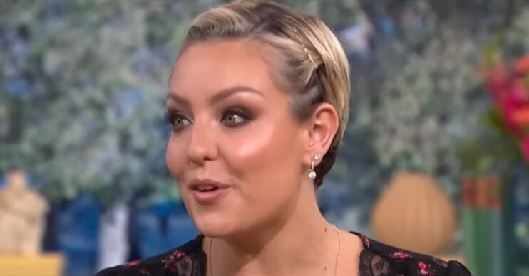Amy Dowden speaking on This Morning