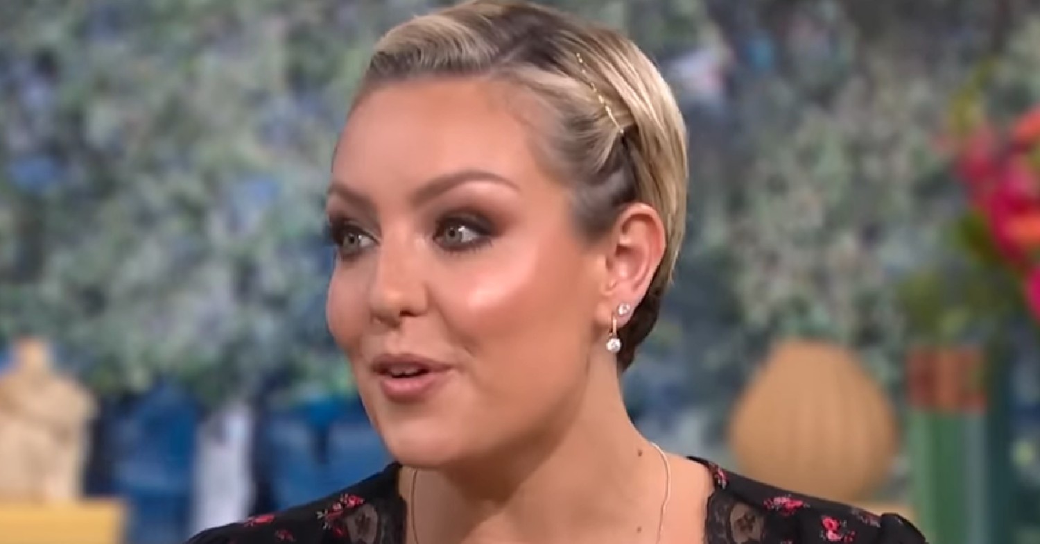 Amy Dowden speaking on This Morning