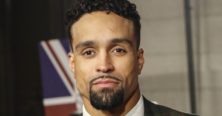 Ashley Banjo eyes to camera on the red carpet