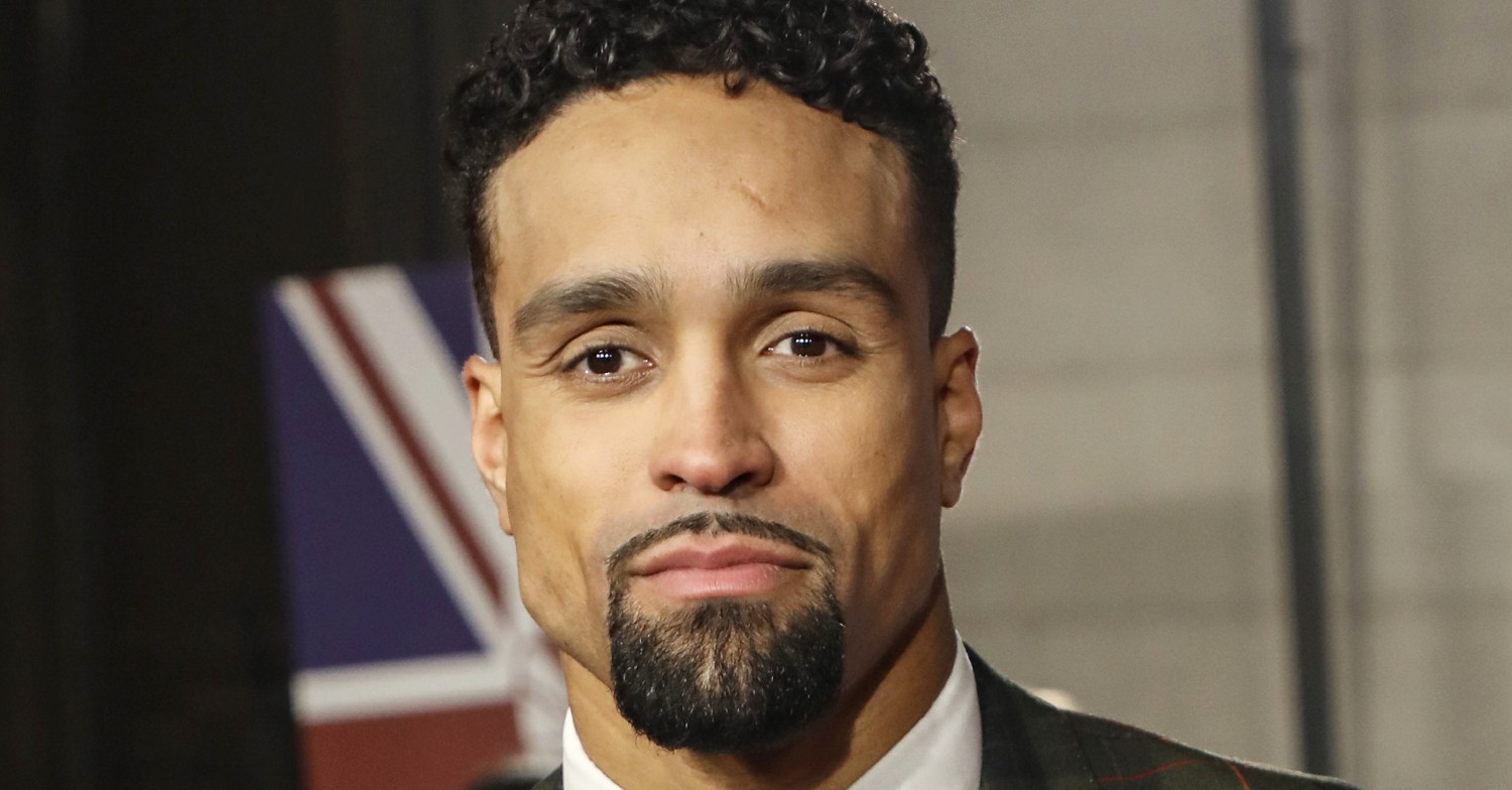 Ashley Banjo eyes to camera on the red carpet