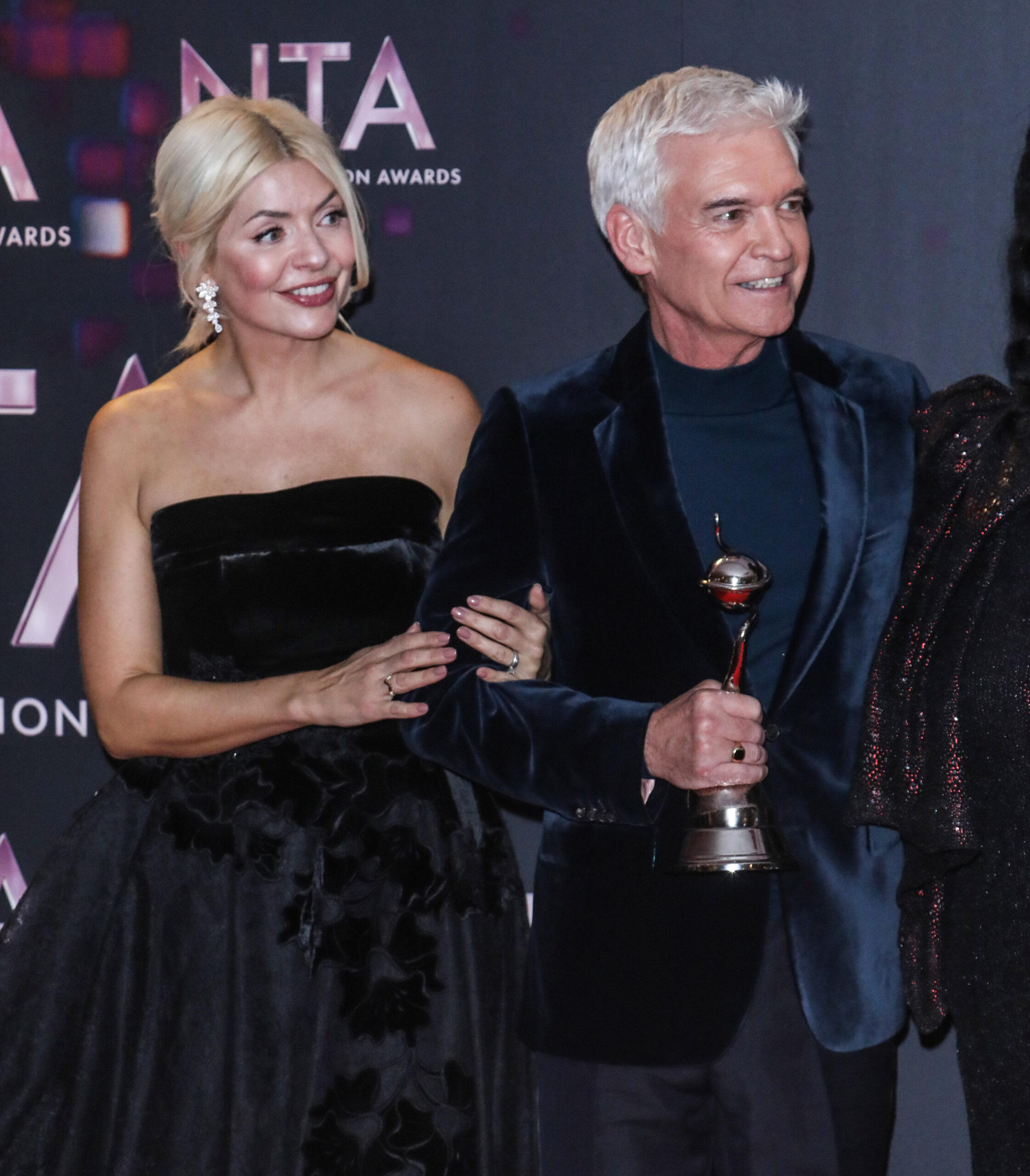 Holly Willoughby and Phillip Schofield on the red carpet