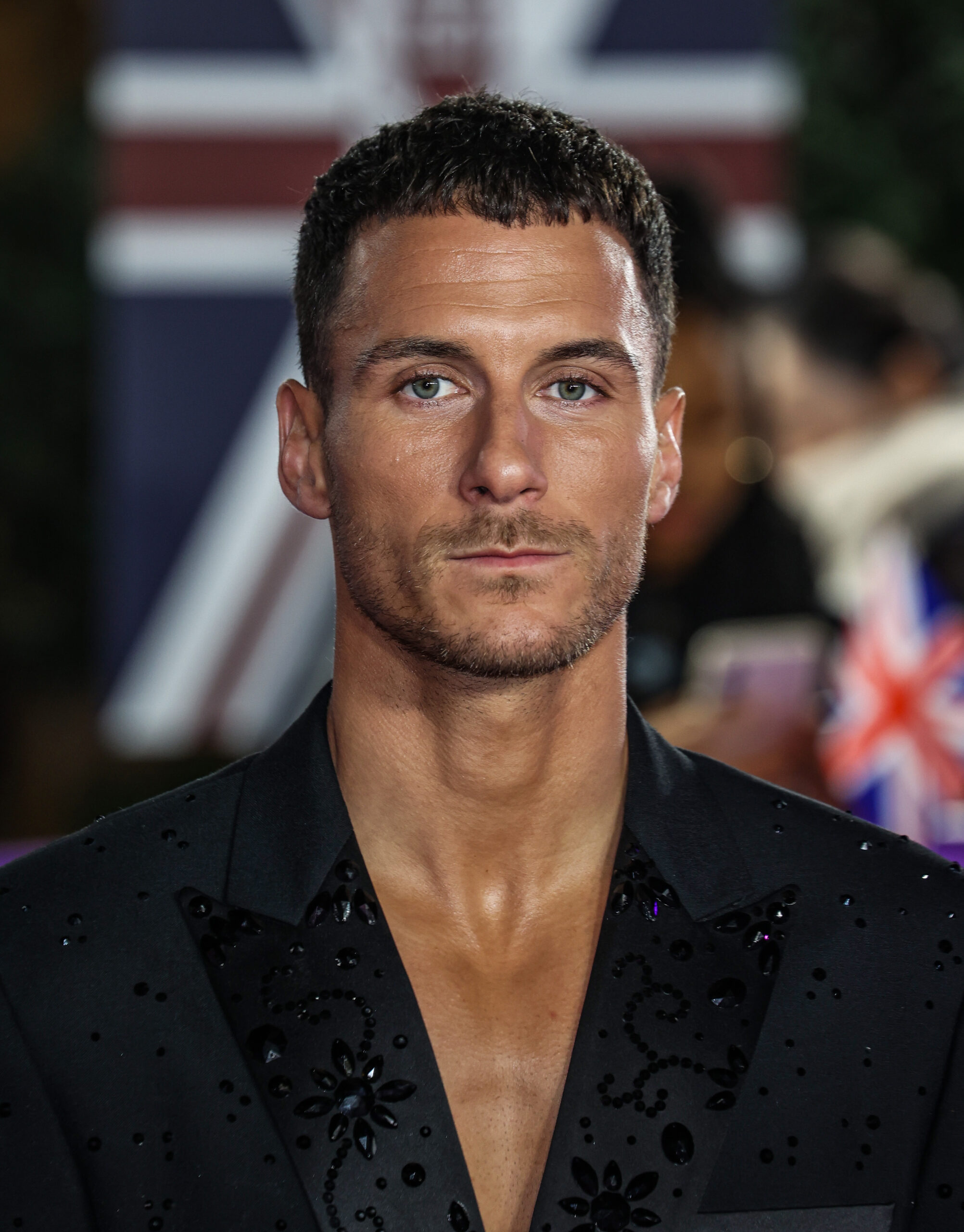 Gorka Marquez looking unhappy on the red carpet