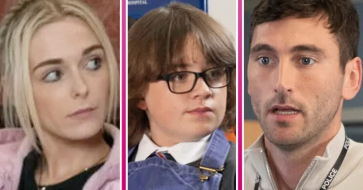 Coronation Street's Lauren, Sam, Kit