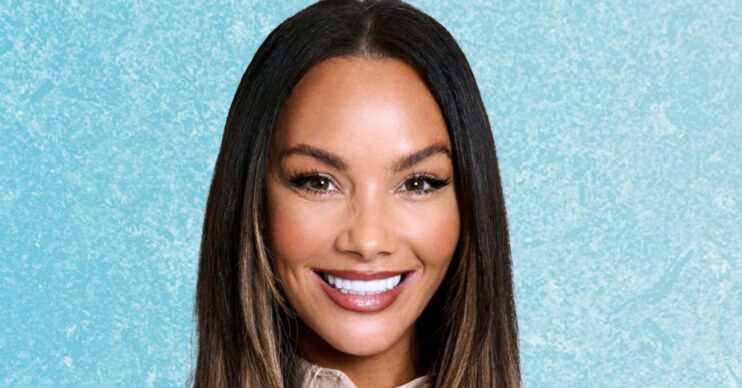 Chelsee Healey smiling in her Dancing on Ice headshot